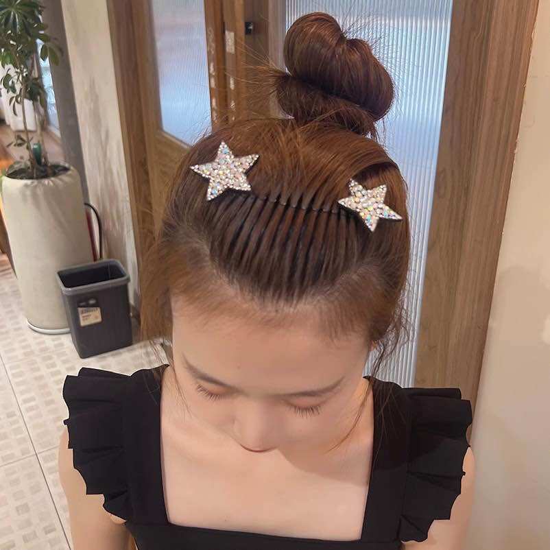 Lược Cài Tóc Con Hình Ngôi Sao Đính Đá Cho Nữ