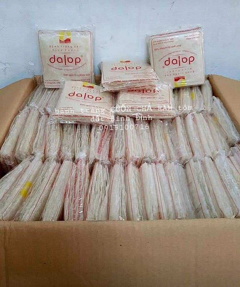 Combo 10gói bánh tráng  CUỐN CHẢ RAM dalop (10gói)