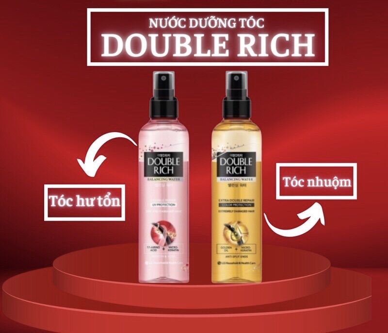 Xịt Dưỡng Tóc Double Rich Double Repair 120ml Chính Hãng