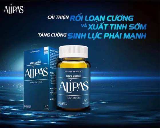 Sâm Alipas Platinum - hàng chính hãng USA tăng cường sinh lý nam giới...