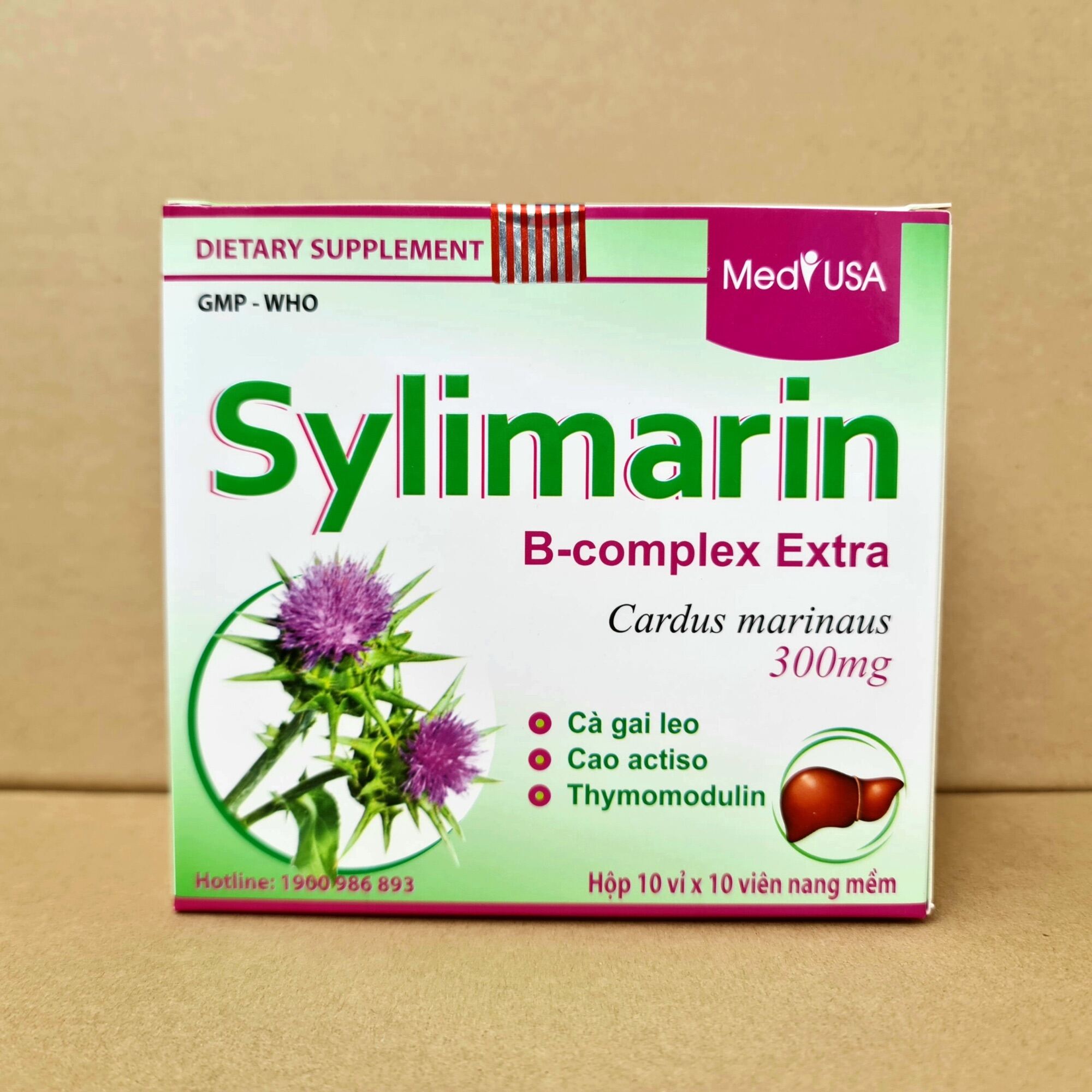 Viên Uống Giải Độc Gan Silymarin 120Mg - Hộp 100 Viên