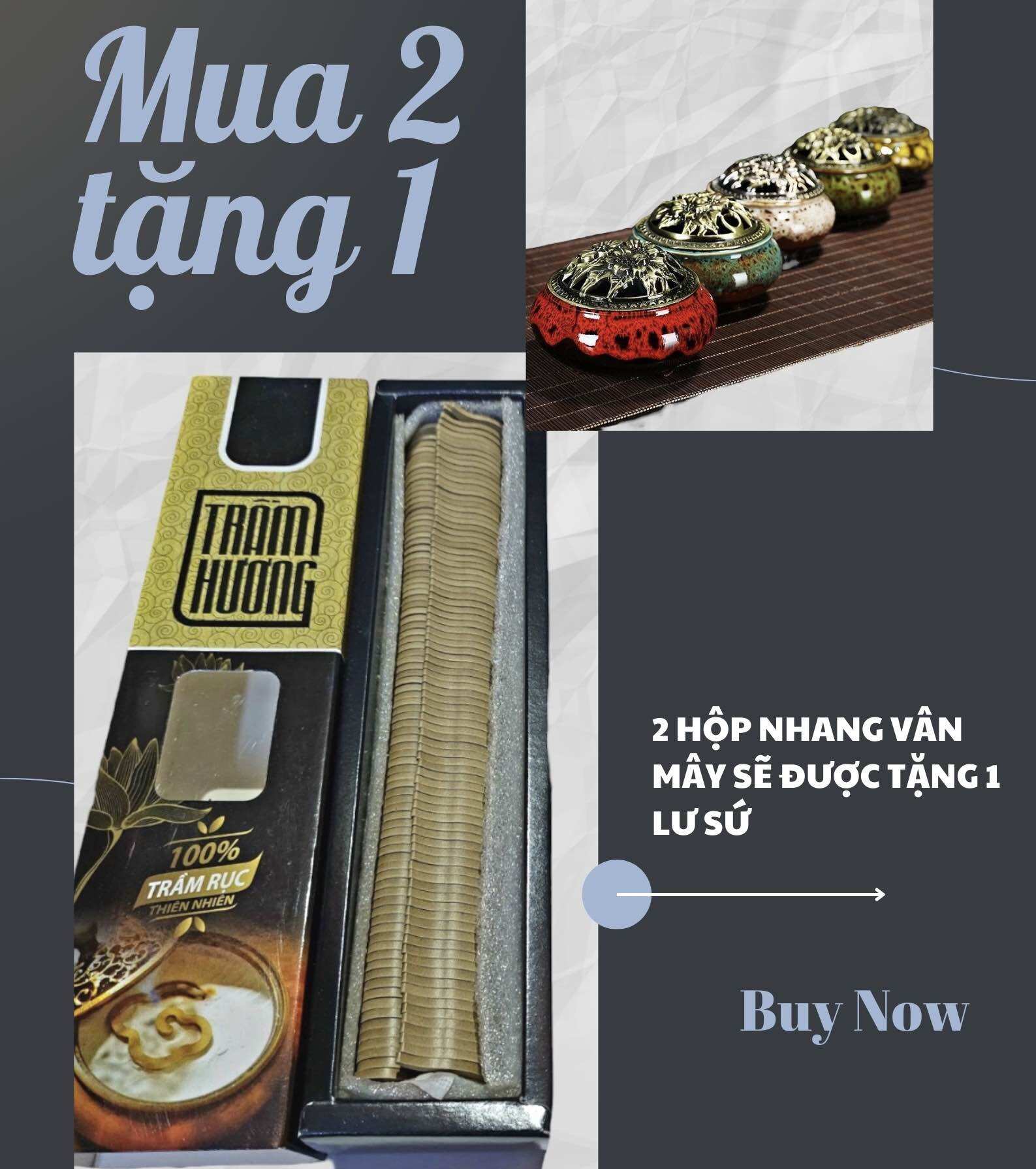 Nhang trầm hương cao cấp khoanh vân mây được làm từ trầm hương rục 💯% mùi thơm đậm chất trầm hương, lưu hương rất lâu