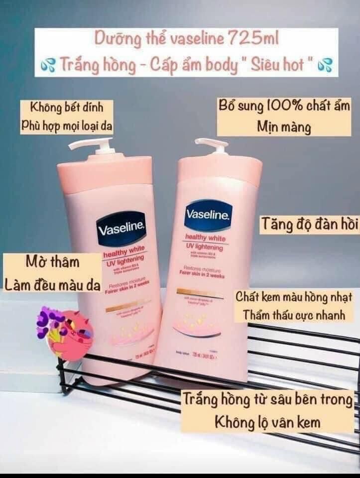 Sữa dưỡng thể Vaseline Body Lotion 725ml