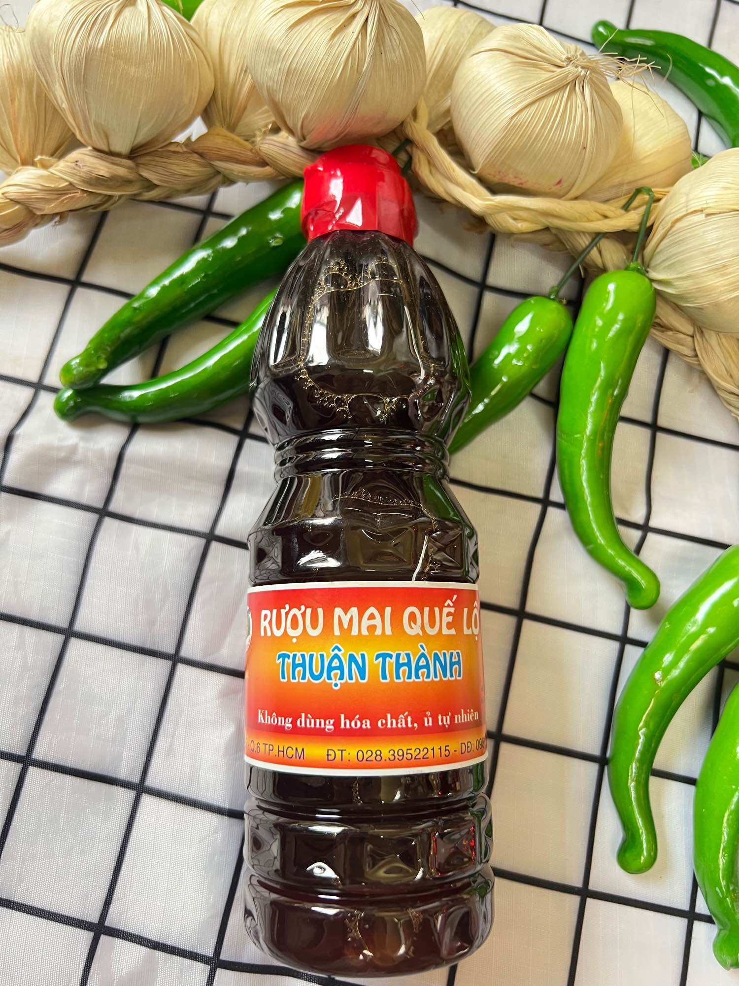 Gia vị nấu ăn ruou mai quế lộ Thuận Thành 450ml