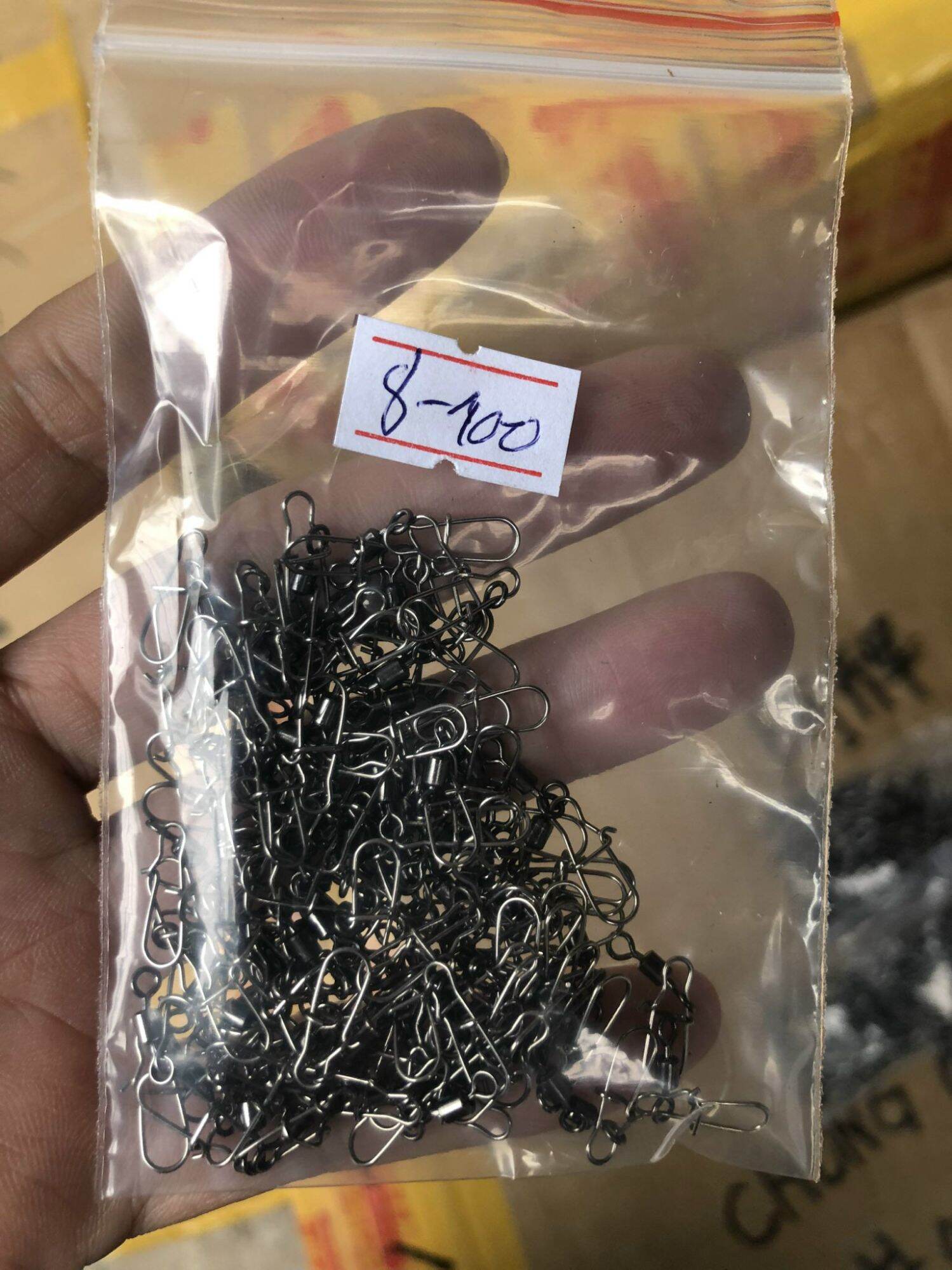 combo 5 chiếc khóa chữ u móc mồi câu lure