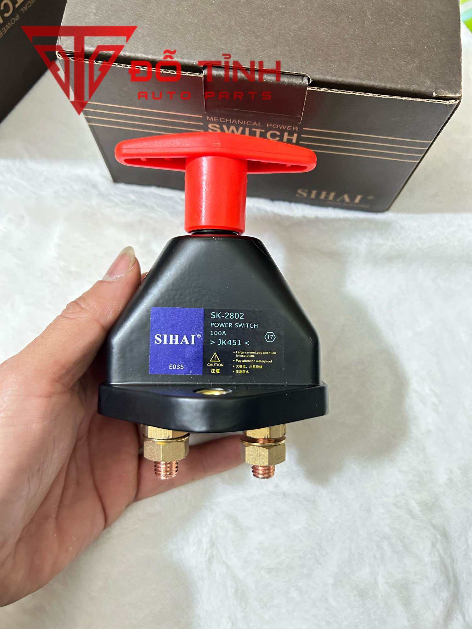 Ngắt mát bình ô tô JK451. Công tắc ngắt mát cơ Sihai chất lượng