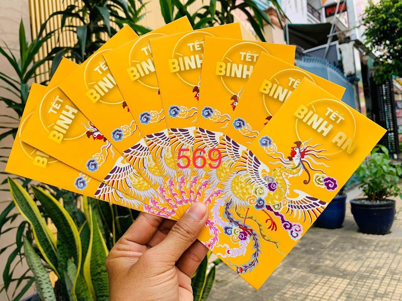 Mẫu bao lì xì Tết 2022 - Set 10 bao