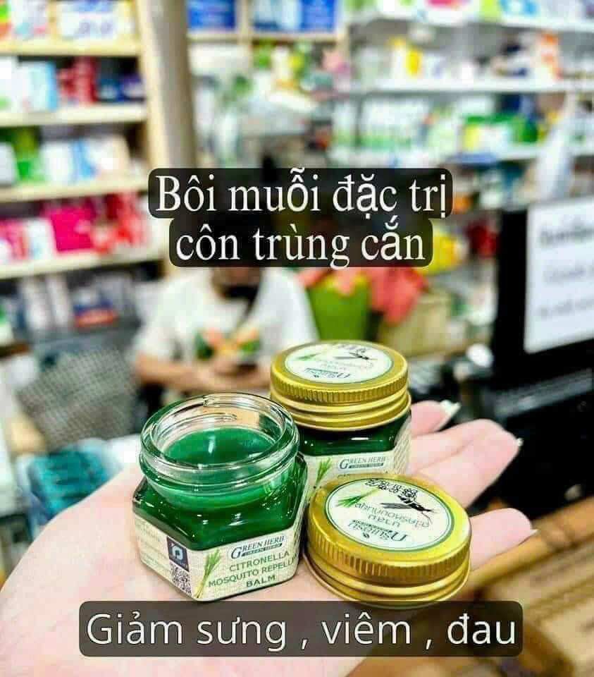 Dầu Thoa Chống Muỗi Đốt Thái Lan Chính Hãng Green Herb