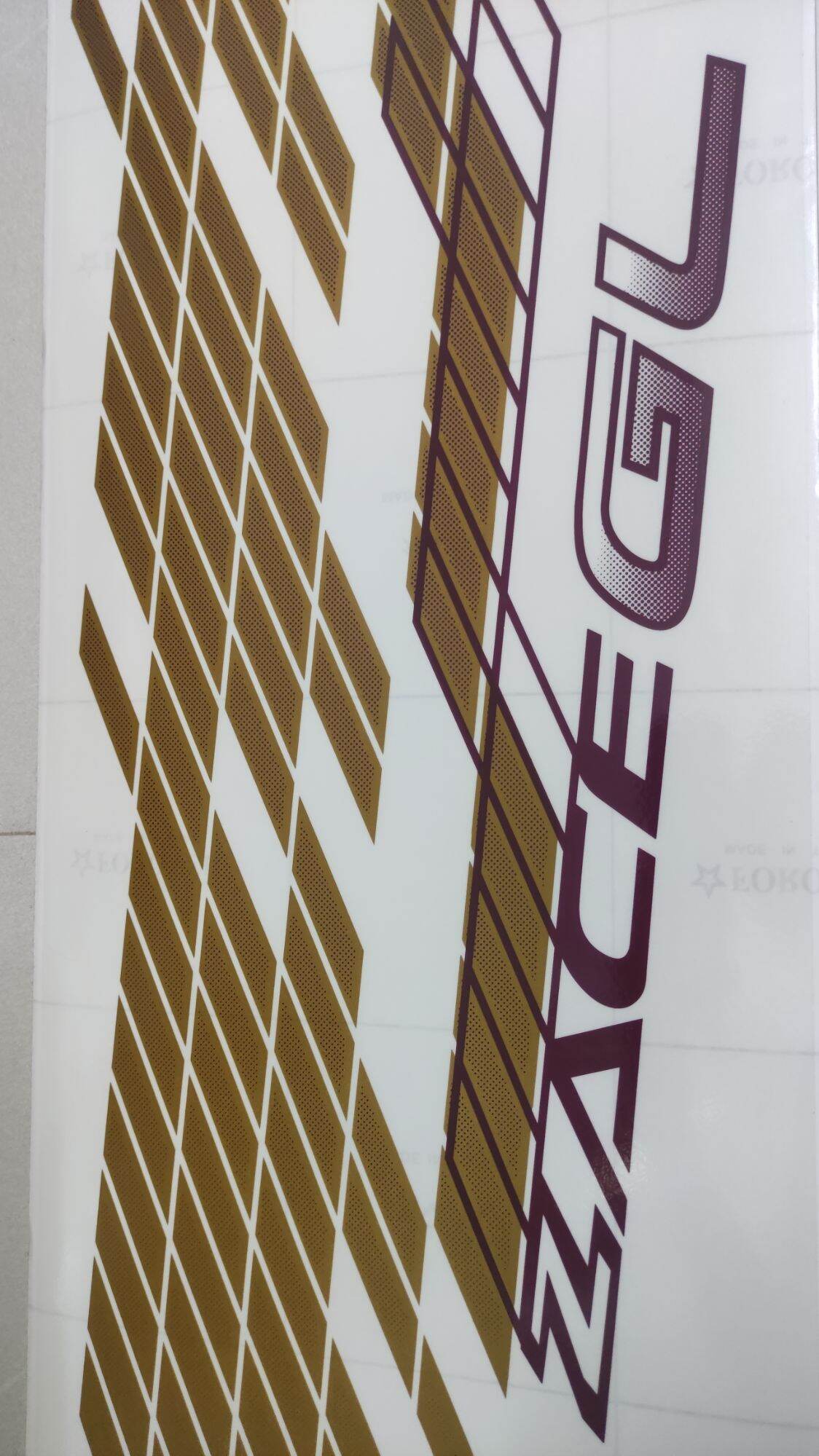 Tem dán cửa xe toyota zace gl