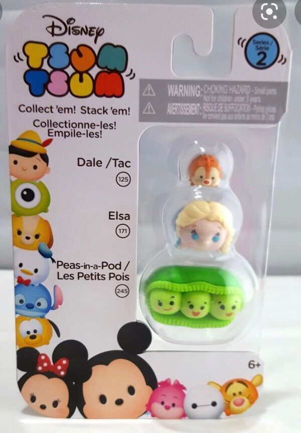 Vỉ đồ chơi Tsum Tsum 3 con hàng Usa