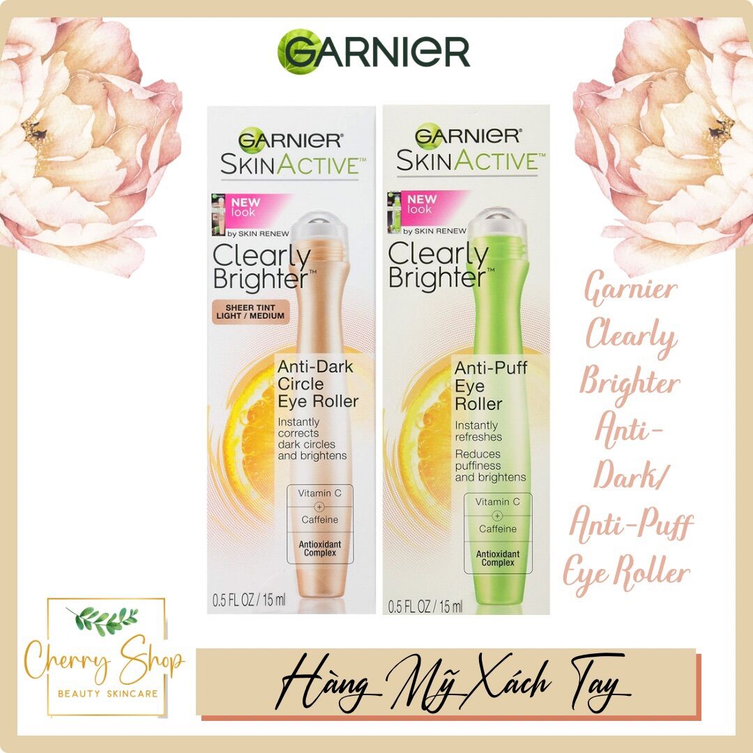 Kem làm giảm thâm quầng mắt Garnier Anti Dark-Circle Eye Roller