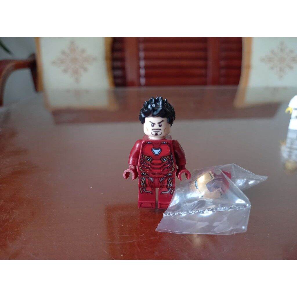 Lego minifig Iron man Mark 50 trong set lego 76125