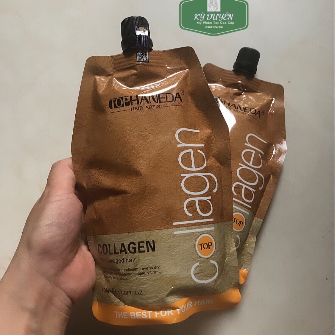[Haneda] Kem hấp ủ tóc phục hồi siêu mềm mượt HANEDA Collagen 500ml