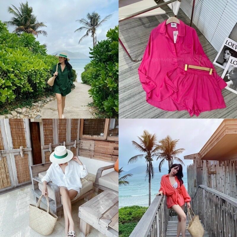 Set áo sơ mi thời trang nữ bigsize