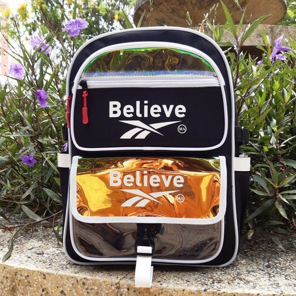 Balo believe phản quang unisex