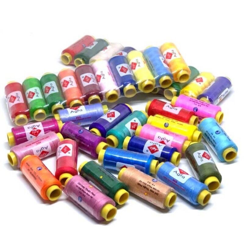 🧵Set 10 ống chỉ NHIỀU MÀU Tuỳ chọn (Hình Thật)