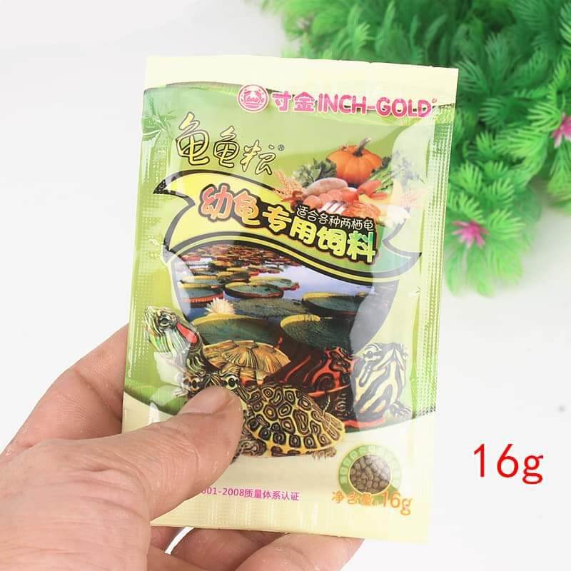 Thức ăn Inch Gold chuyên dùng cho rùa nước (16gr)