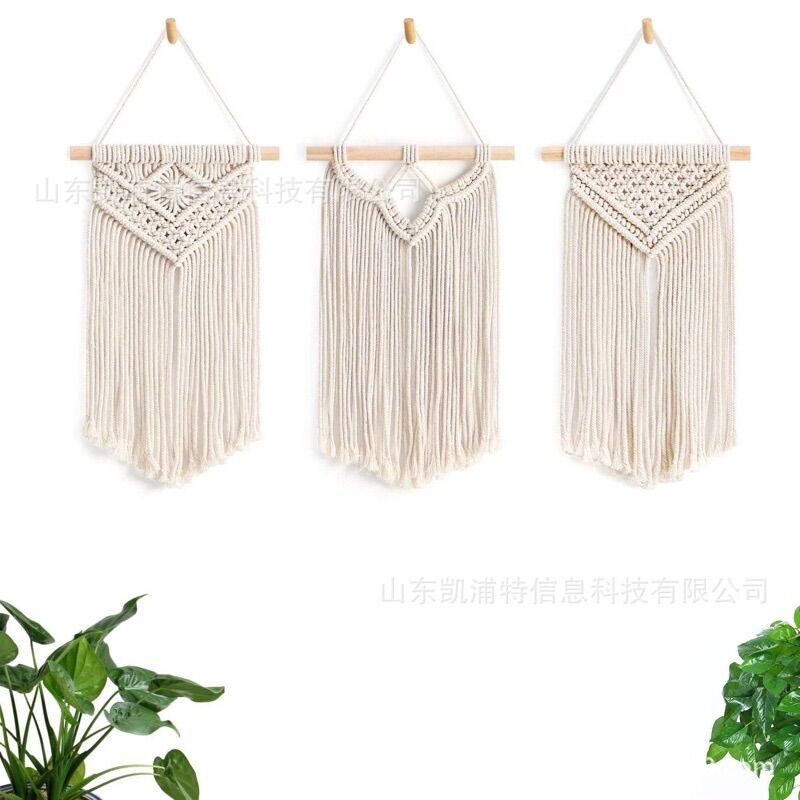Mành treo tưởng macrame mini