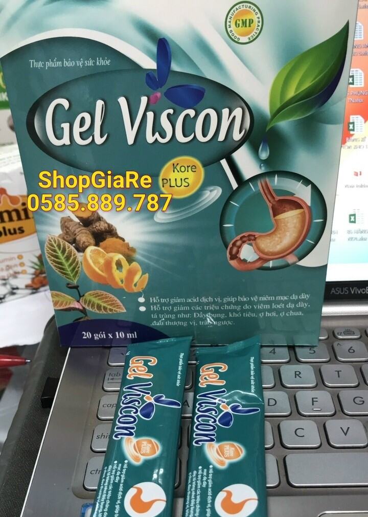 Gel Viscon Kore Plus giảm viêm loét dạ dày tá tràng, Người viên đau dạ dày, hành tá tràng, trào ngược dạ dày thực quản