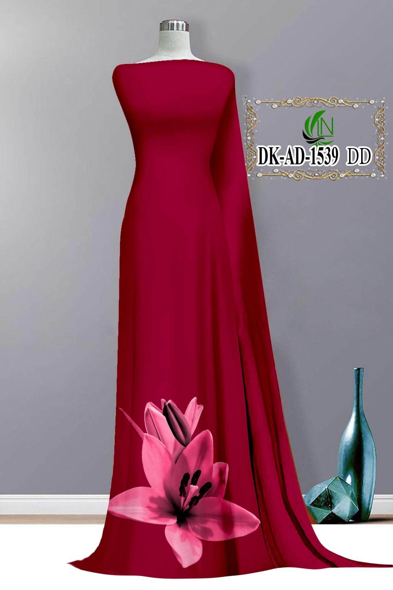 VẢI ÁO DÀI 3D BỘ /VẢI CHƯA MAY