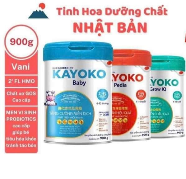 Sữa bột KAYOKO 900g,sữa mát,tăng cân hiệu quả,trẻ cao lớn thông minh