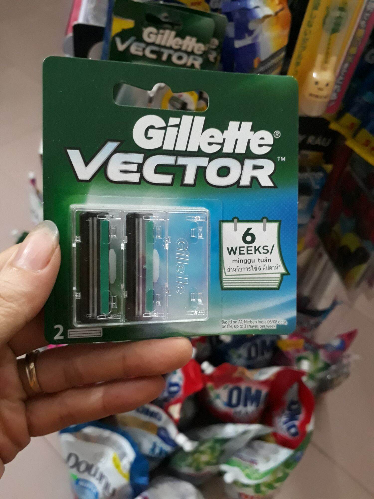 Lưỡi dao cạo râu gillette vector
