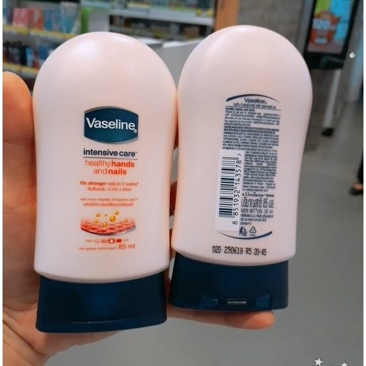 Kem Dưỡng Da Tay Và Móng Tay Vaseline Thái Lan 85ML
