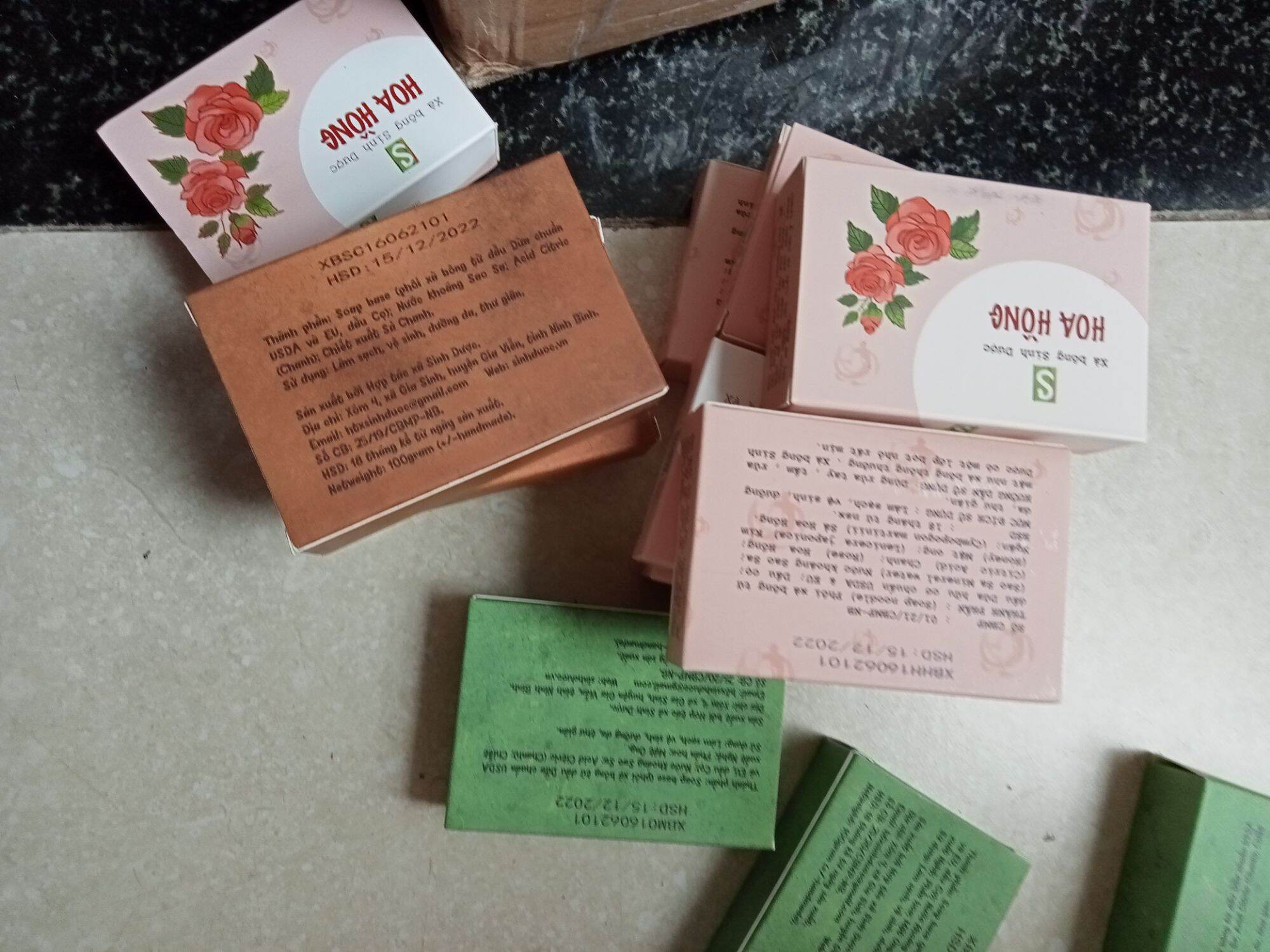 Xà bông sinh dược hoa hồng