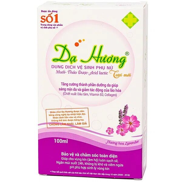 Dung dịch vệ sinh phụ nữ Dạ Hương Lavender 100Ml