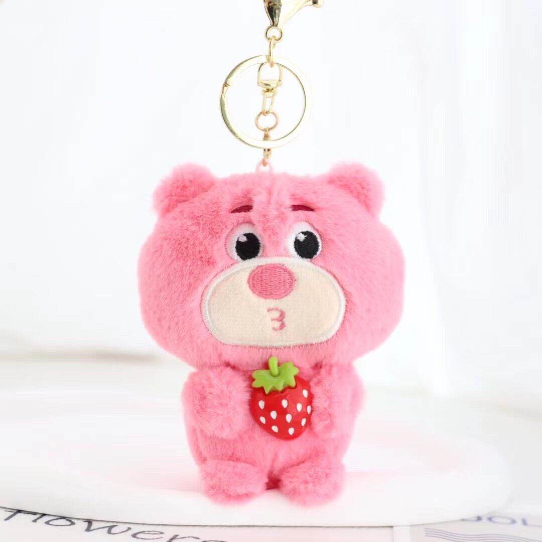 🍓móc khoá gấu dâu lotso
