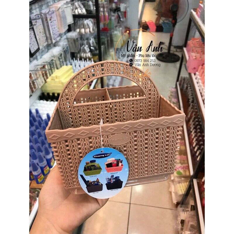 Rổ Vuông Có Quai Xách 3 Ngăn