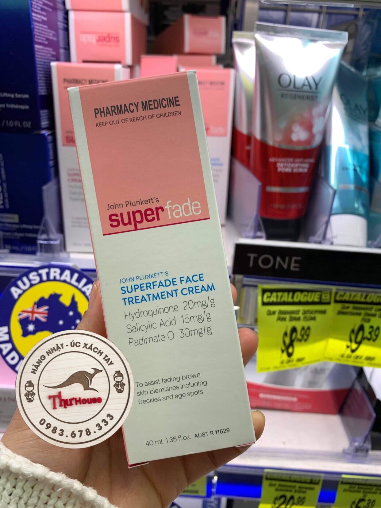 Kem Mờ Nám Tàn Nhang Superfade