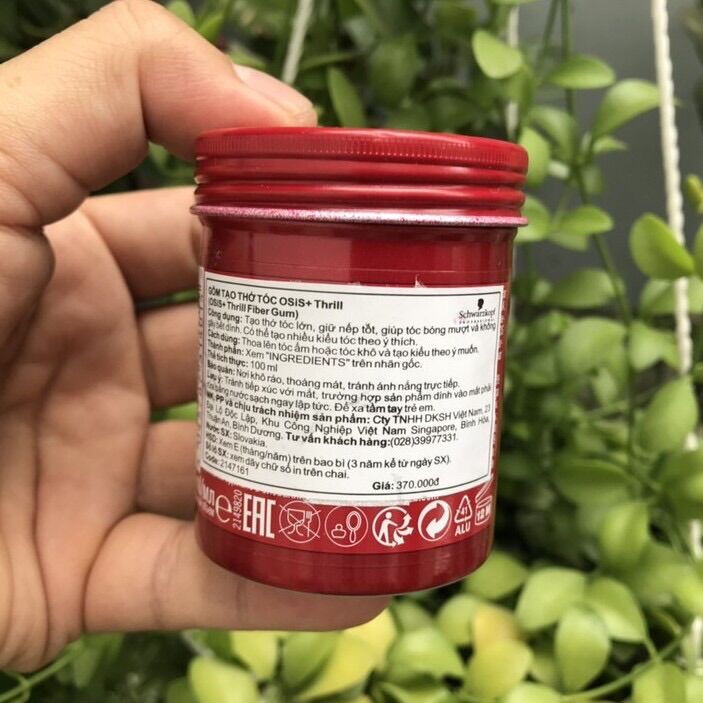 ( Chính hãng) Sáp Vuốt Tóc Osis Thrill 3 Schwarzkopf 100ml