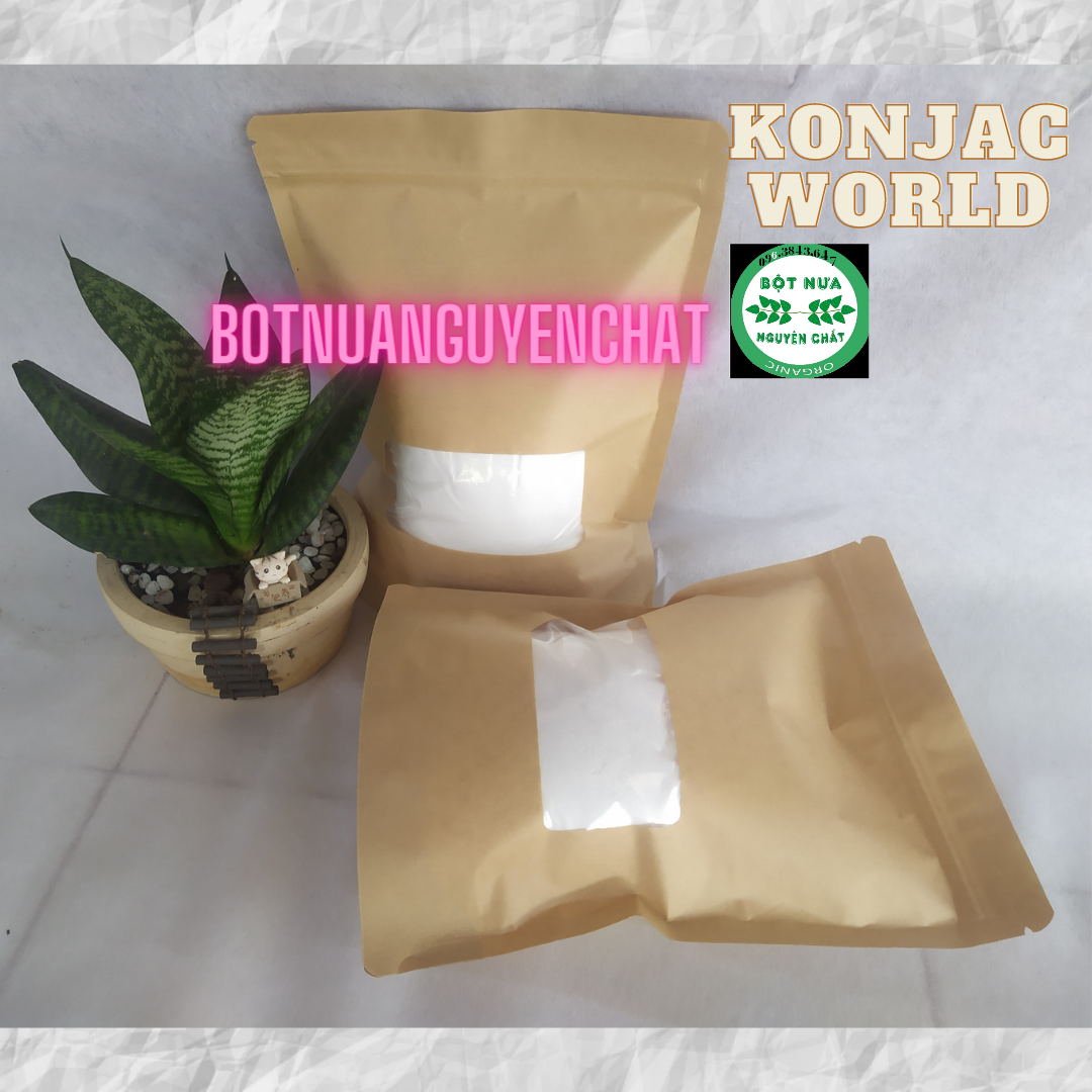 Bột nưa Konjac nguyên chất 100% An giang