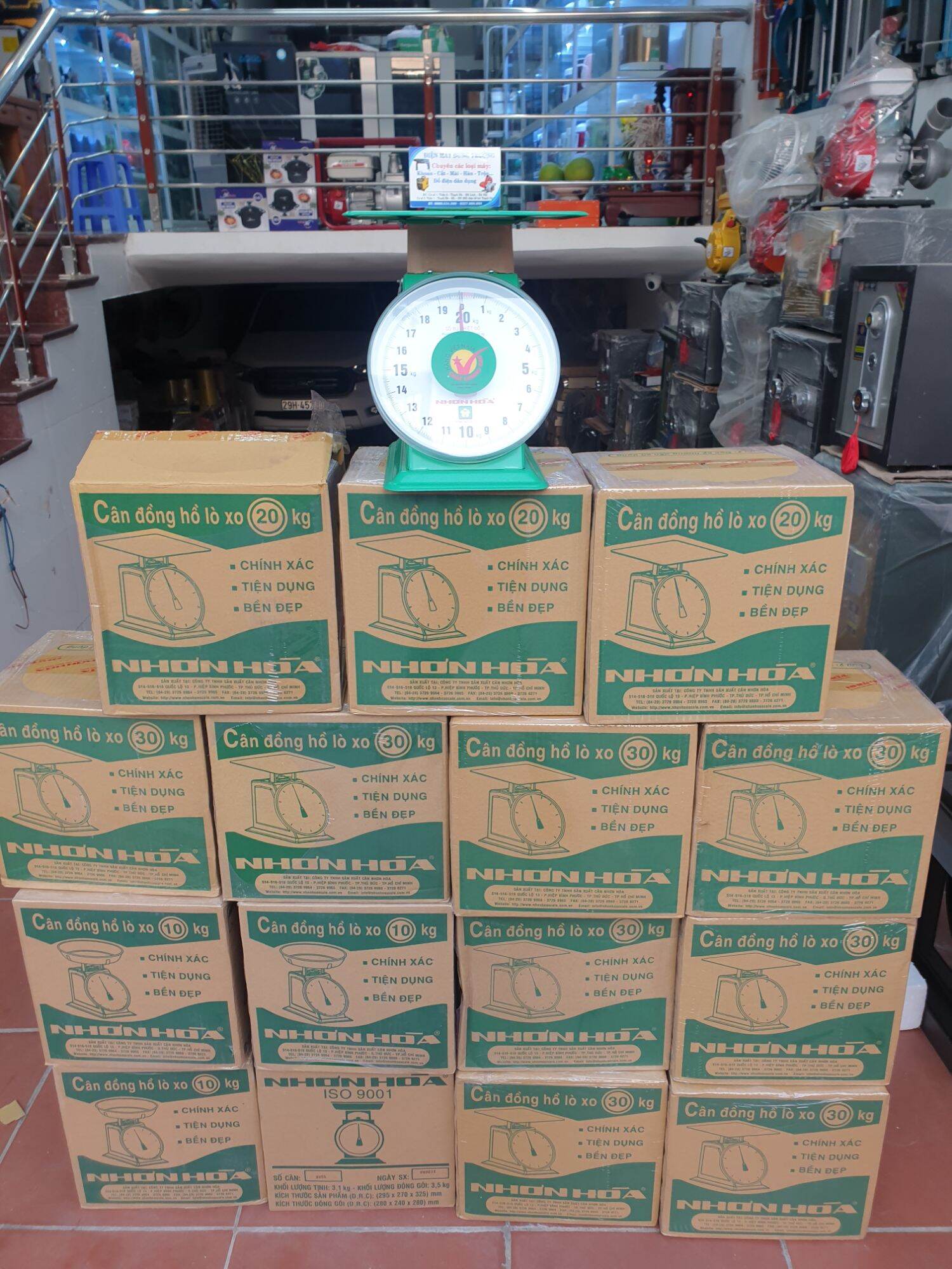 Cân đồng hồ 20kg nhơn hoà
