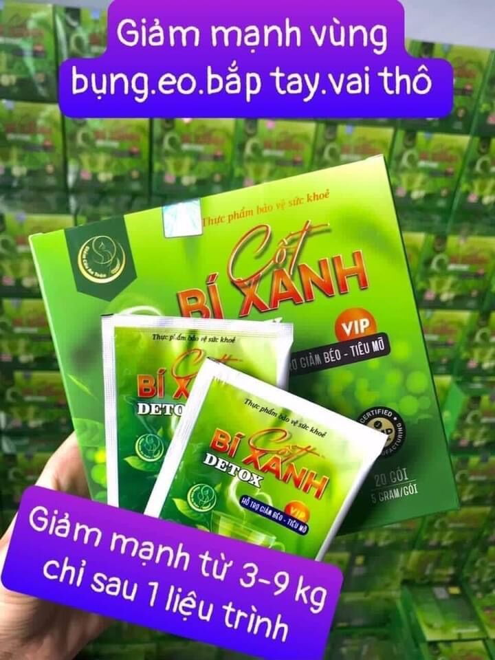Giảm cân cốt bí xanh tách lẽ (10 gói)
