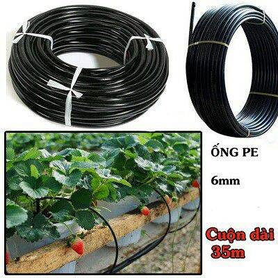Óng Nhựa Đen Phi 6mm Cuộn ( 32met)