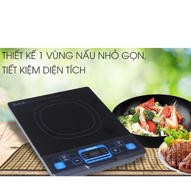 Bếp từ philips hd4921 - hàng chính hãng mới 100%, bảo hành 12 tháng
