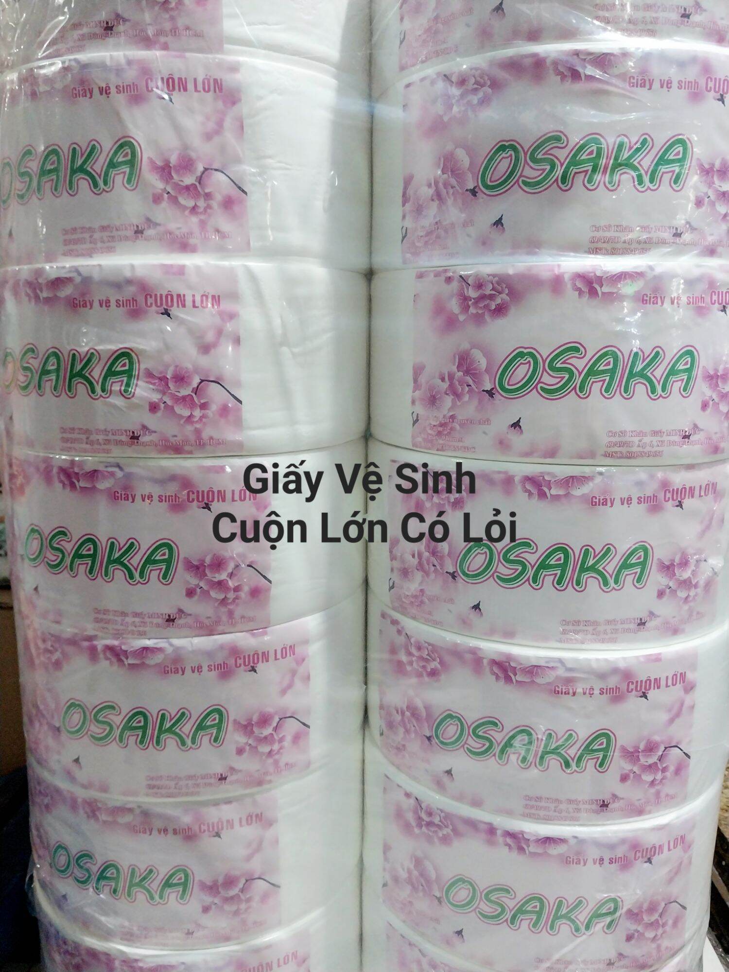 Giấy Vệ Sinh Cuộn Lớn 700Gr Osaka