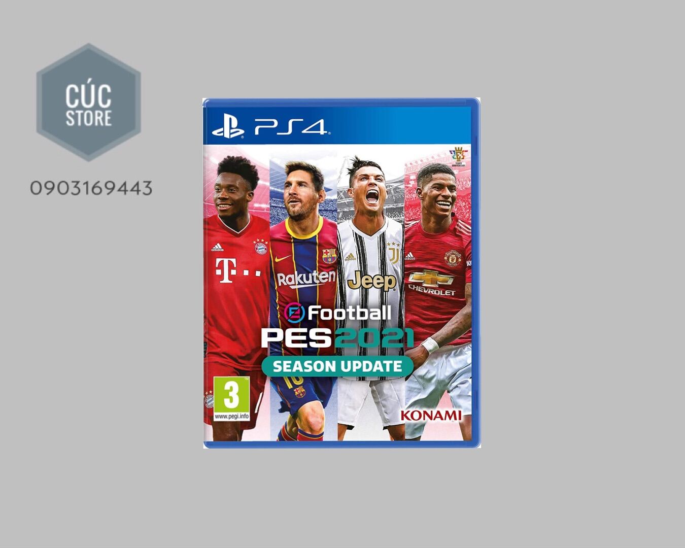 Đĩa chơi game PS4: PES 2021 SEASON UPDATE