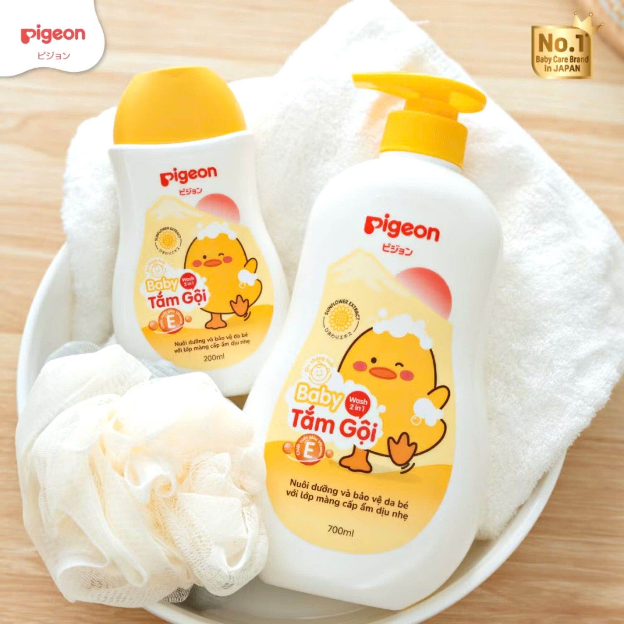 Sữa tắm gội toàn thân Pigeon cho bé 700ml