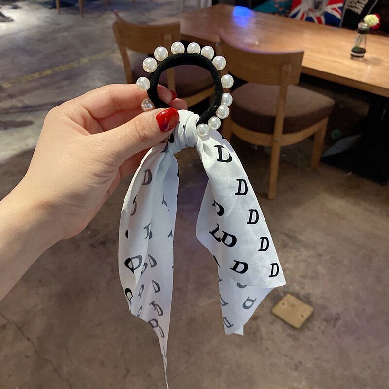 Ruy băng lụa cột tóc, khăn quàng cổ, dây buộc tóc dành cho nữ phong cách Hàn Quốc