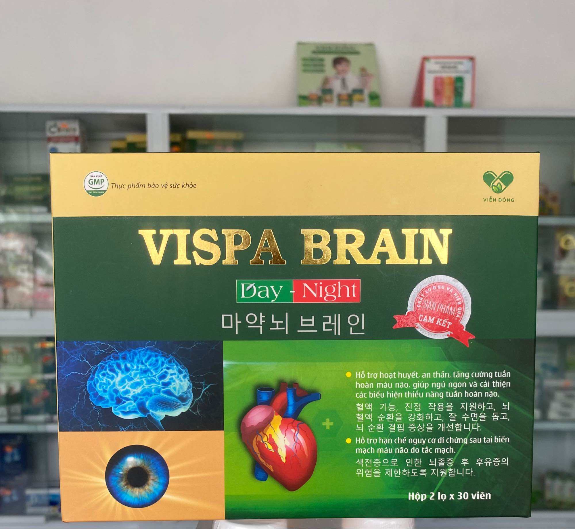 Hoạt huyết dưỡng não ngày-đêm vispa brain