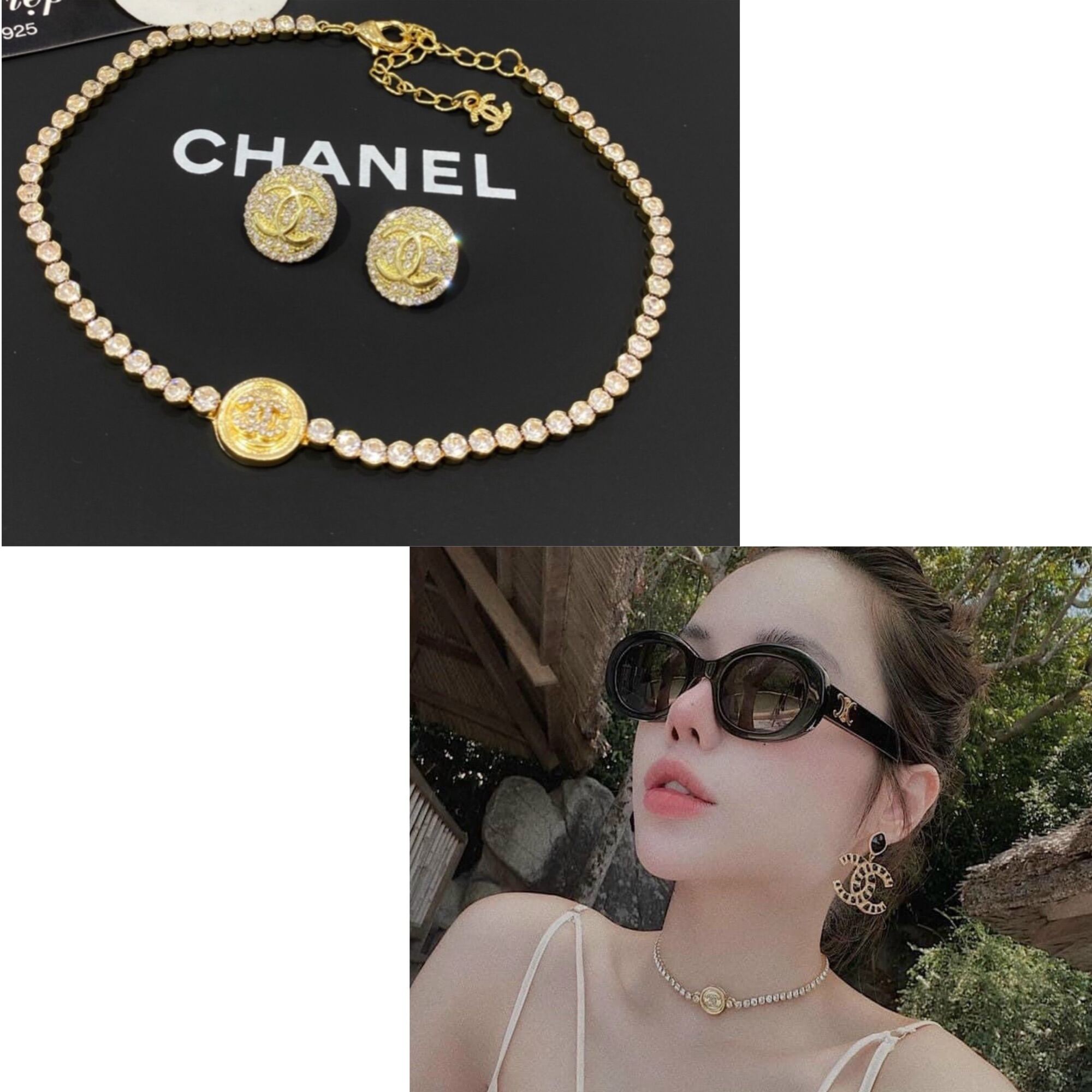 Túi Xách Chanel Woc Dây Ngọc Trai Siêu Cấp  Vy Luxury