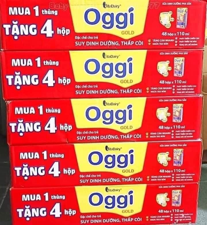 Sữa bột pha sẵn Oggi gold 110ml