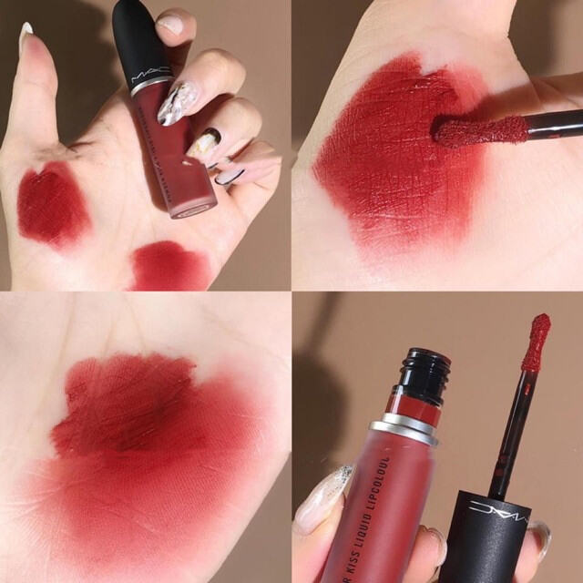 Son Kem Lì MAC Powder Kiss Liquid LipColour 991 Devoted To Chili