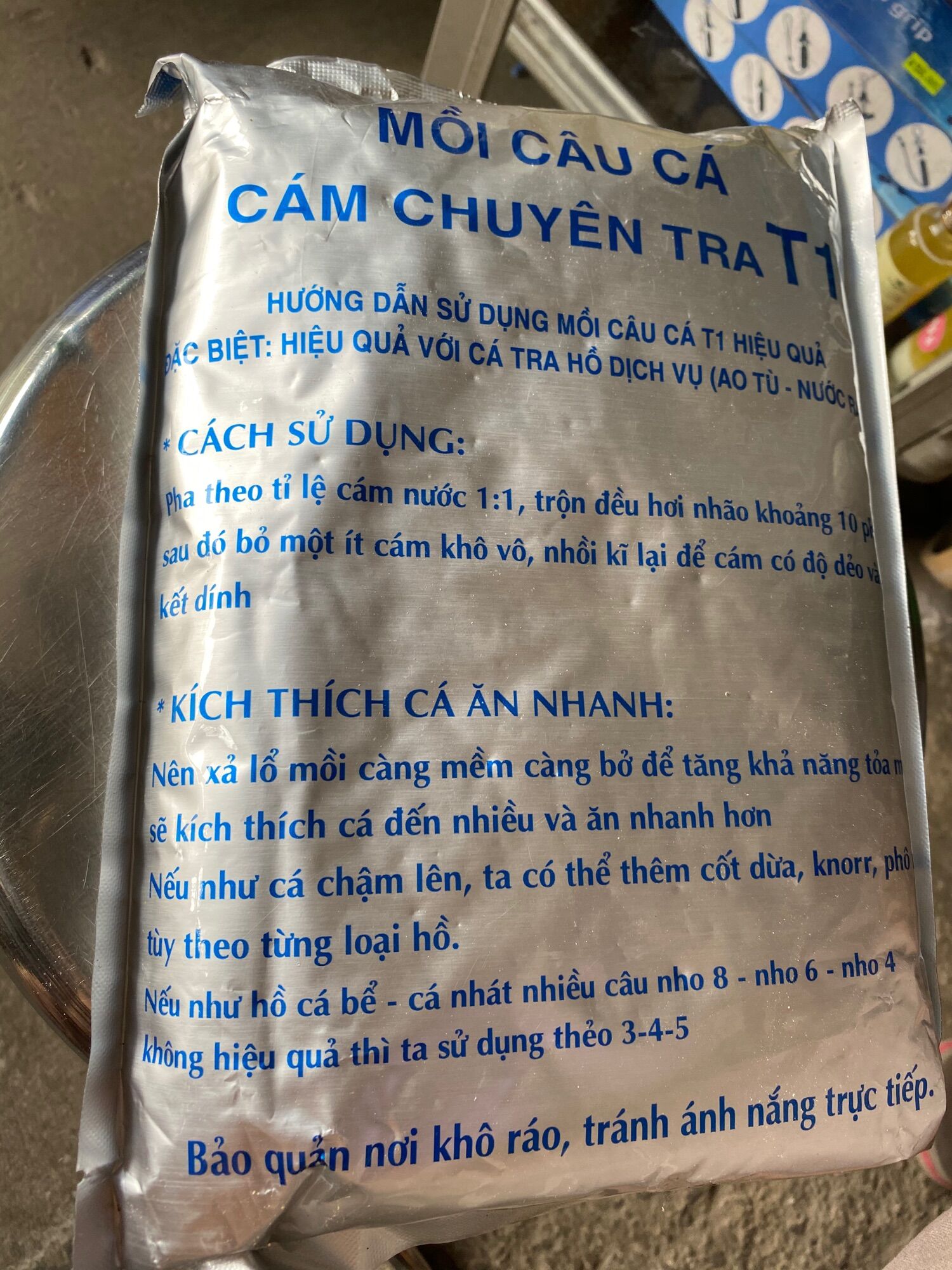 Cám câu cá T1