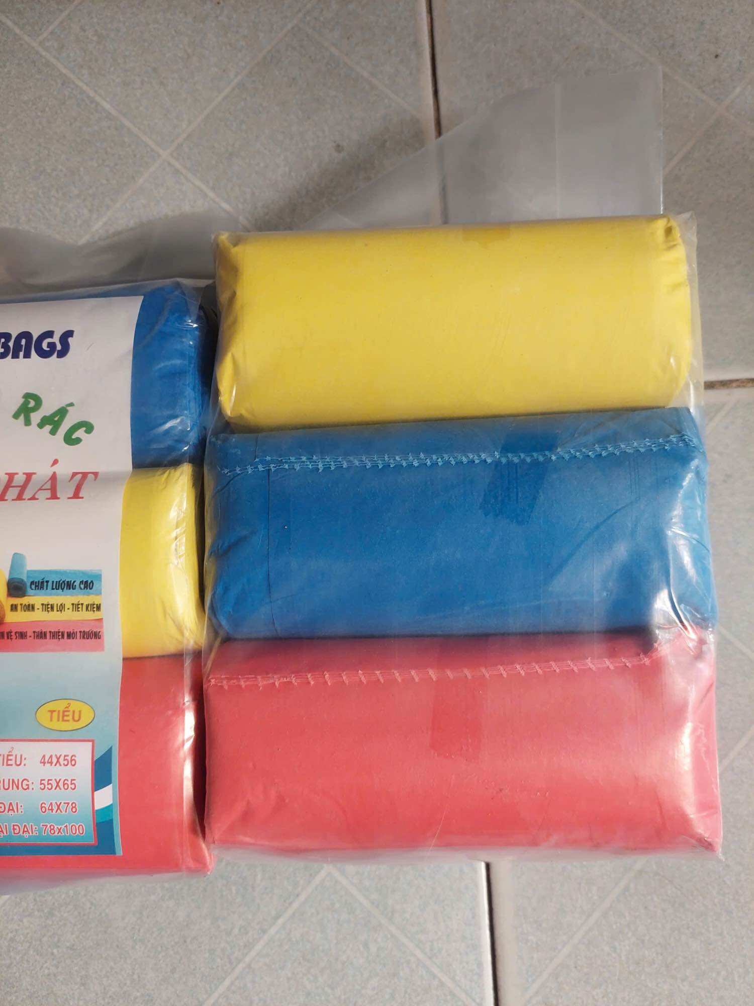 [HCM]TÚI ĐỰNG RÁC NHIỀU MÀU SIZE TIỂU ( 44X55)