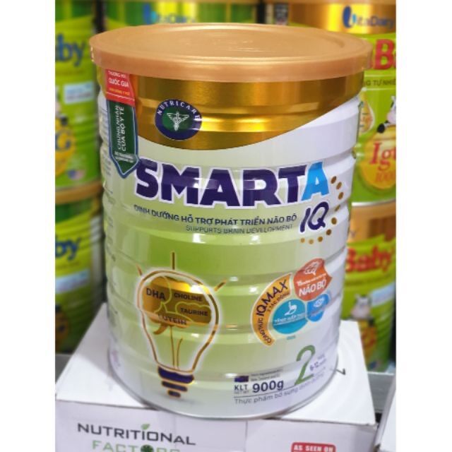 Sữa bột SmartA IQ 2 dinh dưỡng hỗ trợ phát triển não bộ cho bé