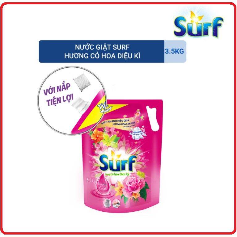 Nước Giặt Surf Túi 3,3 kg.